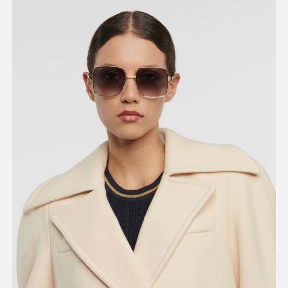 Cartier Gold Frame Sunglasses with Dark Lenses main image 5